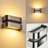 hofstein Applique murale d'extérieur Kolding LED Acier inoxydable, Noir, 1 lumière