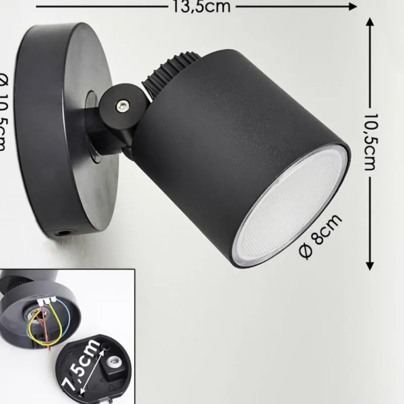 hofstein Applique murale d'extérieur Apenrader LED Anthracite, 1 lumière