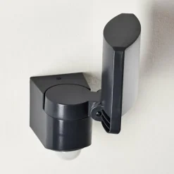 hofstein Applique murale d'extérieur Larvik LED Anthracite, 1 lumière, Détecteur de mouvement