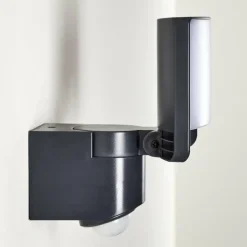 hofstein Applique murale d'extérieur Larvik LED Anthracite, 1 lumière, Détecteur de mouvement