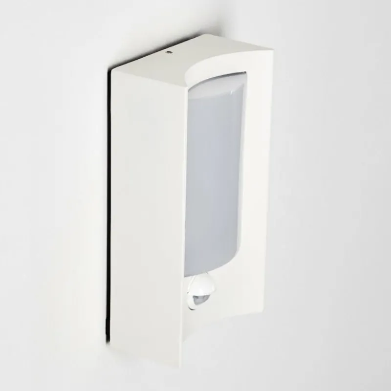 hofstein Applique murale d'extérieur Nordkapp LED Blanc, 1 lumière, Détecteur de mouvement