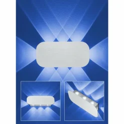 Luminaires B-Leuchten Applique murale d'extérieur B-Leuchten PRINCE LED Aluminium, 8 lumières