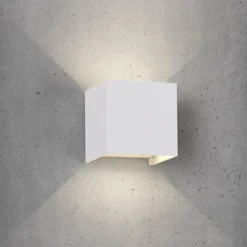 Luminaires Mantra Applique murale d'extérieur Mantra DAVOS LED Blanc, 1 lumière