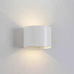 Luminaires Mantra Applique murale d'extérieur Mantra DAVOS LED Blanc, 1 lumière