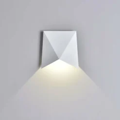Luminaires Mantra Applique murale d'extérieur Mantra TRIAX LED Blanc, 1 lumière