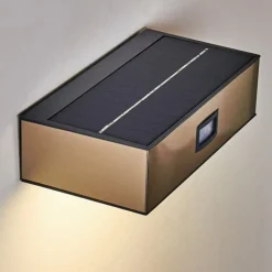 hofstein Applique murale d'extérieur Attu LED Nickel mat, 1 lumière, Détecteur de mouvement