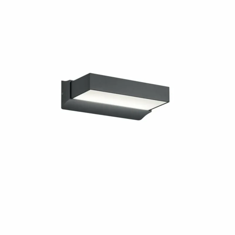 Luminaires Trio Applique murale d'extérieur Trio CUANDO LED Anthracite, 1 lumière
