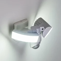 hofstein Applique murale d'extérieur Foroyar LED Blanc, 2 lumières, Détecteur de mouvement