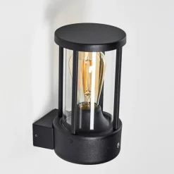 hofstein Applique murale d'extérieur Frederiks LED Noir, 1 lumière