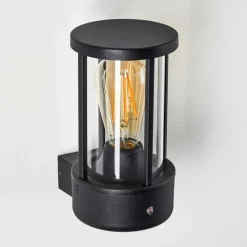 hofstein Applique murale d'extérieur Frederiks LED Noir, 1 lumière