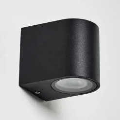 hofstein Applique murale d'extérieur Nordborg LED Noir, 1 lumière