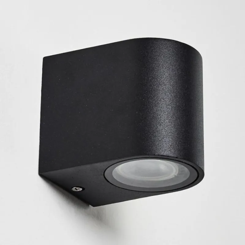 hofstein Applique murale d'extérieur Nordborg LED Noir, 1 lumière