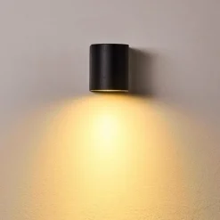 hofstein Applique murale d'extérieur Nordborg LED Noir, 1 lumière