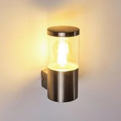 hofstein Applique murale d'extérieur Bodio Chrome, 1 lumière