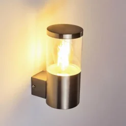 hofstein Applique murale d'extérieur Bodio Chrome, 1 lumière