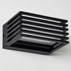 hofstein Applique murale d'extérieur Michele LED Noir, 1 lumière