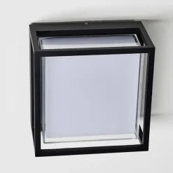 hofstein Applique murale d'extérieur Lysabild LED Noir, 1 lumière