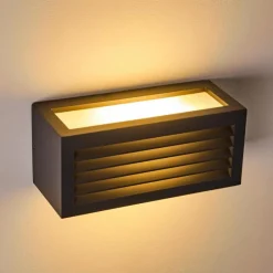 hofstein Applique murale d'extérieur Naldmadebro Anthracite, 1 lumière