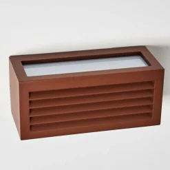 hofstein Applique murale d'extérieur Naldmadebro Brun, 1 lumière