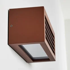 hofstein Applique murale d'extérieur Naldmadebro Brun, 1 lumière