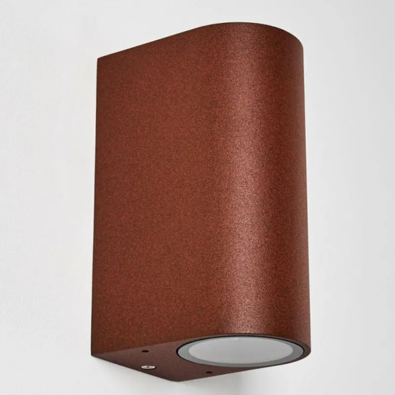 hofstein Applique murale d'extérieur Norrelogum Rouille, 2 lumières