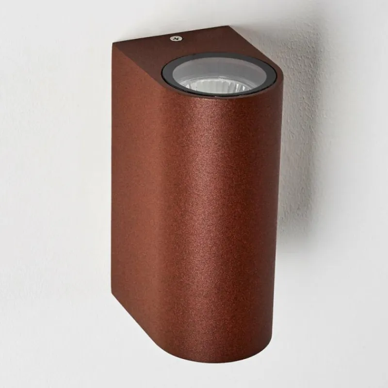 hofstein Applique murale d'extérieur Norrelogum Rouille, 2 lumières