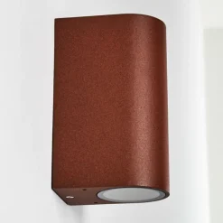 hofstein Applique murale d'extérieur Norrelogum Rouille, 2 lumières