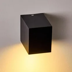 hofstein Applique murale d'extérieur Nordborg LED Noir, 1 lumière