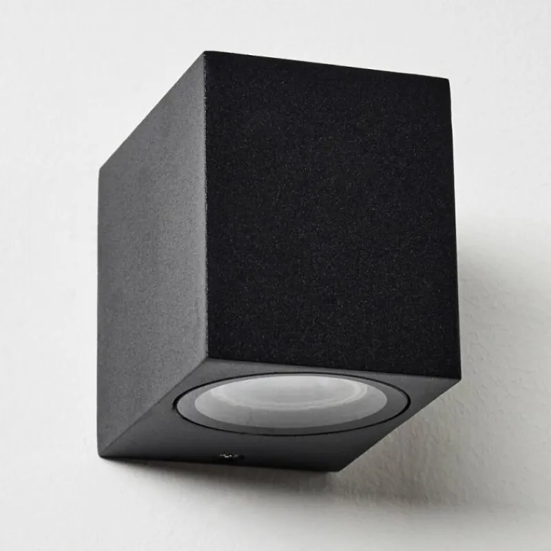hofstein Applique murale d'extérieur Nordborg LED Noir, 1 lumière