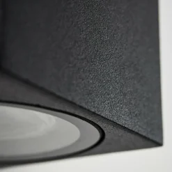 hofstein Applique murale d'extérieur Nordborg LED Noir, 1 lumière