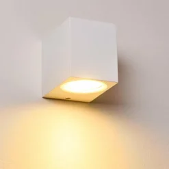 hofstein Applique murale d'extérieur Nordborg LED Blanc, 1 lumière