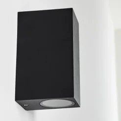 hofstein Applique murale d'extérieur Nordborg LED Noir, 2 lumières