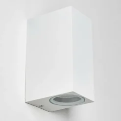 hofstein Applique murale d'extérieur Nordborg LED Blanc, 2 lumières