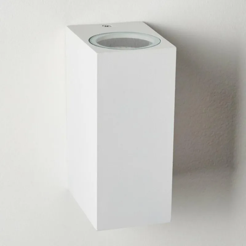 hofstein Applique murale d'extérieur Nordborg LED Blanc, 2 lumières