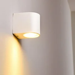 hofstein Applique murale d'extérieur Nordborg LED Blanc, 1 lumière