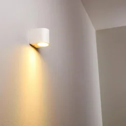 hofstein Applique murale d'extérieur Nordborg LED Blanc, 1 lumière