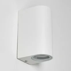 hofstein Applique murale d'extérieur Nordborg LED Blanc, 2 lumières