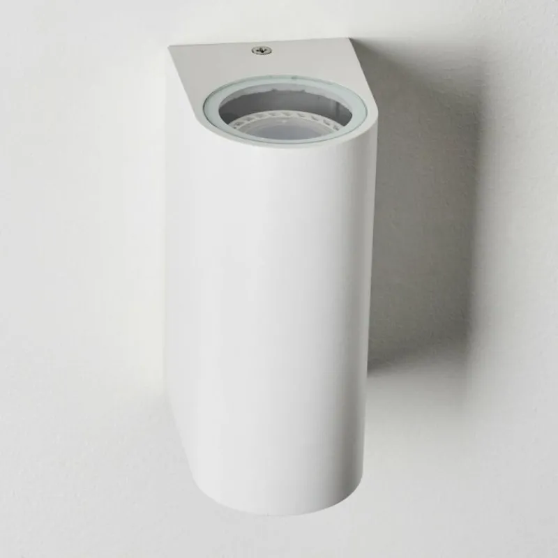 hofstein Applique murale d'extérieur Nordborg LED Blanc, 2 lumières