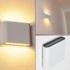 hofstein Applique murale d'extérieur Tinglev LED Blanc, 2 lumières