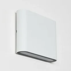 hofstein Applique murale d'extérieur Tinglev LED Blanc, 2 lumières