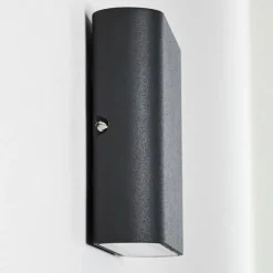 hofstein Applique murale d'extérieur Tinglev LED Anthracite, 2 lumières