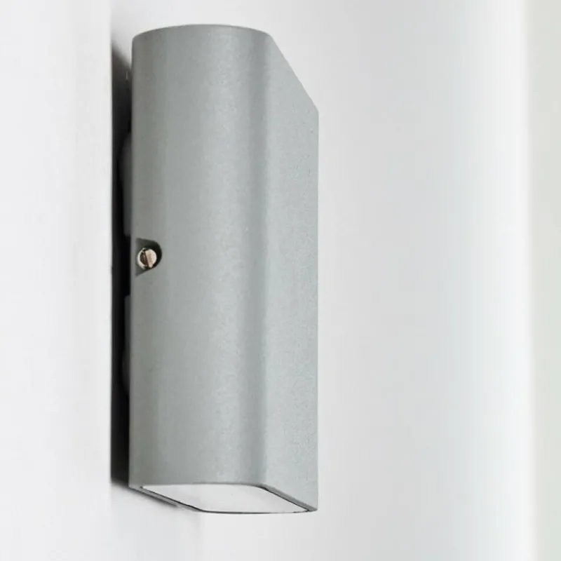 hofstein Applique murale d'extérieur Tinglev LED Gris, 2 lumières