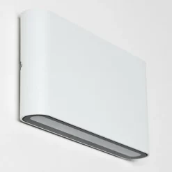 hofstein Applique murale d'extérieur Tinglev LED Blanc, 2 lumières