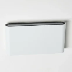 hofstein Applique murale d'extérieur Tinglev LED Blanc, 2 lumières