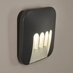 hofstein Applique murale d'extérieur Silvso LED Anthracite, 4 lumières