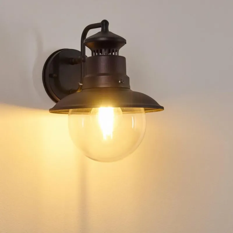 hofstein Applique murale d'extérieur Sipri Noir, 1 lumière