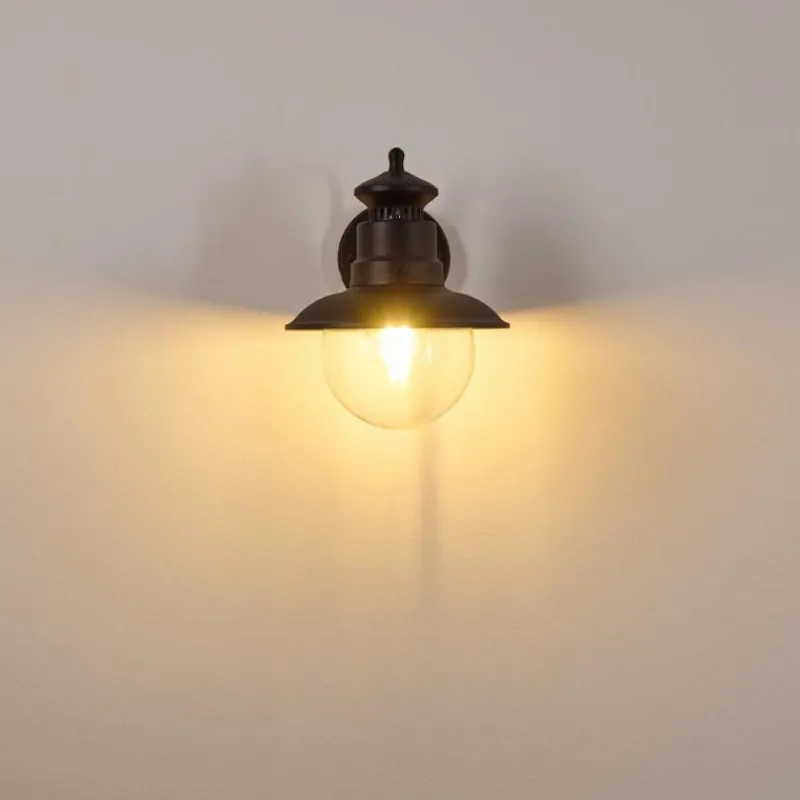 hofstein Applique murale d'extérieur Sipri Noir, 1 lumière