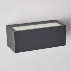 hofstein Applique murale d'extérieur Spidern LED Aluminium, 1 lumière