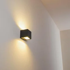 hofstein Applique murale d'extérieur Spidern LED Anthracite, 1 lumière