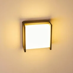 hofstein Applique murale d'extérieur Skove LED Anthracite, 1 lumière